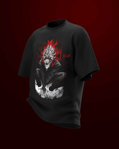 Okarun Oversized T-Shirt - Comfortable, Stylish & Versatile Fashion Essential - BETTLE X - BETTLE X - Okarun Oversized T-Shirt - Comfortable, Stylish & Versatile Fashion Essential