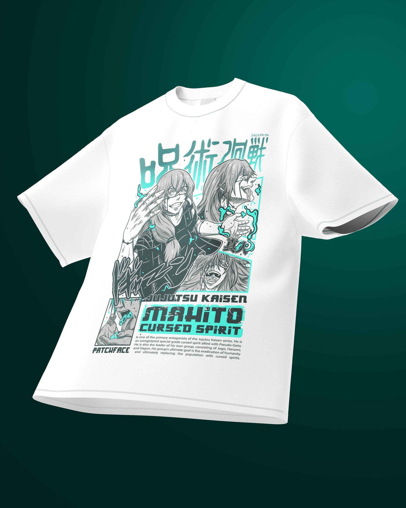 Mahito Oversized T-Shirt for Ultimate Comfort and Style - BETTLE X - BETTLE X - Mahito Oversized T-Shirt for Ultimate Comfort and Style