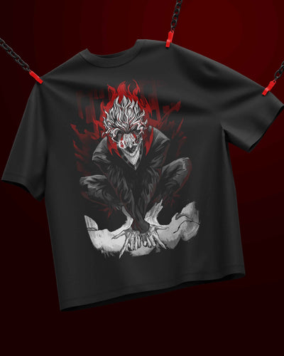 Okarun Oversized T-Shirt - Comfortable, Stylish & Versatile Fashion Essential - BETTLE X - BETTLE X - Okarun Oversized T-Shirt - Comfortable, Stylish & Versatile Fashion Essential