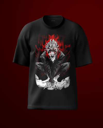 Okarun Oversized T-Shirt - Comfortable, Stylish & Versatile Fashion Essential - BETTLE X - BETTLE X - Okarun Oversized T-Shirt - Comfortable, Stylish & Versatile Fashion Essential